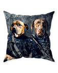 'The Navy Veterans' Personalized 2 Pet Throw Pillow