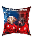 'Czech Doggos' Personalized 2 Pet Throw Pillow