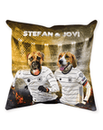 'Germany Doggos' Personalized 2 Pet Throw Pillow