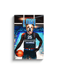 Lienzo personalizado para mascotas 'Philadoggos 76ers'