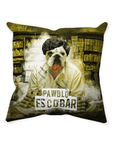 'Pawblo Escobar' Personalized Pet Throw Pillow