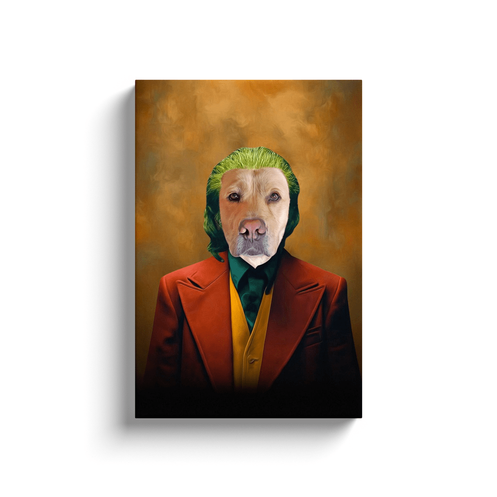 &#39;Joker Doggo&#39; Personalized Pet Canvas