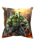 'Doggo Hulk' Personalized Pet Throw Pillow