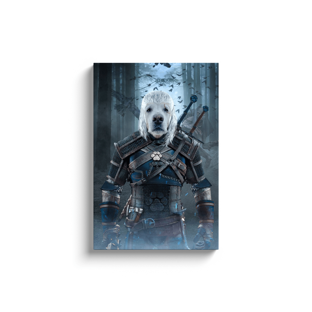 &#39;The Witcher Doggo&#39; Personalized Pet Canvas
