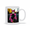 Load image into Gallery viewer, &#39;The Female Cyclist&#39; Personalized Pet Mug