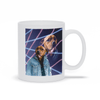 Load image into Gallery viewer, &#39;1980s Lazer Portrait&#39; Personalized Pet Mug
