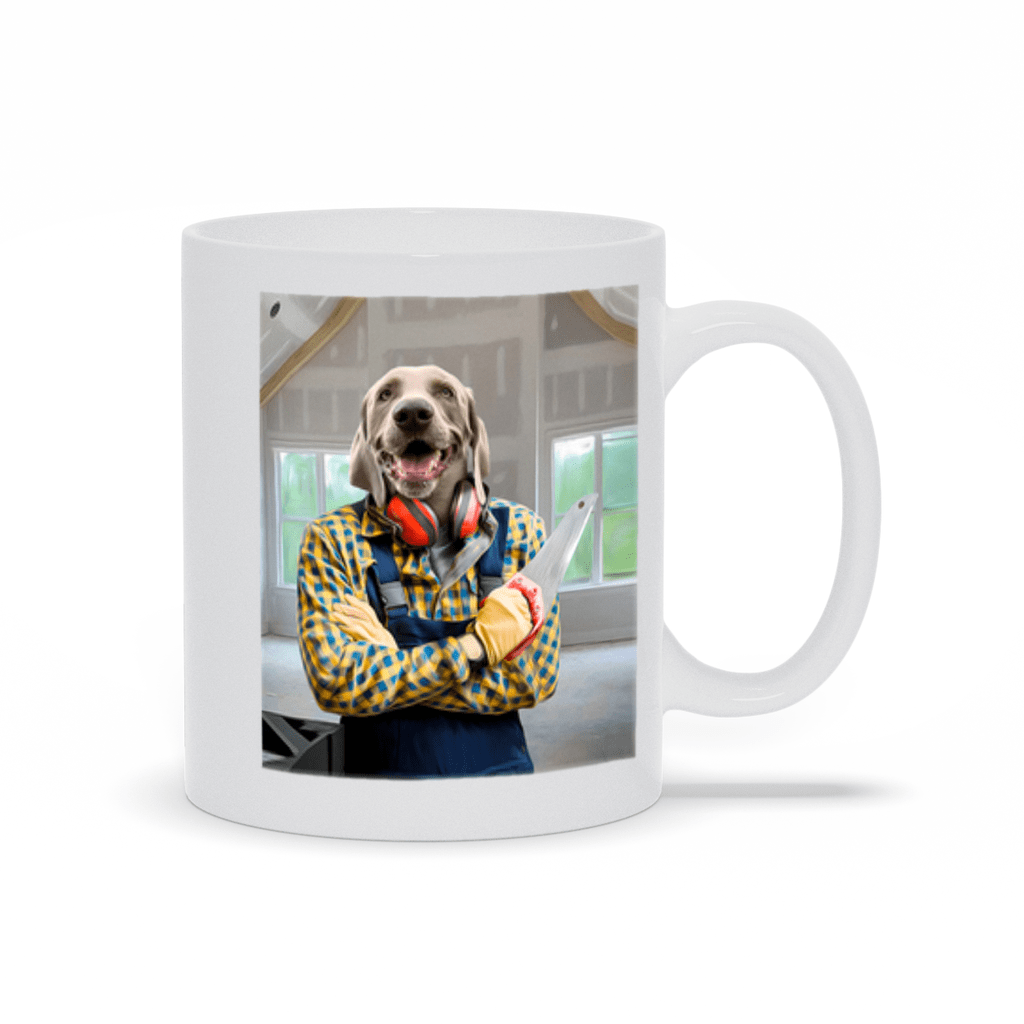 &#39;The Carpenter&#39; Personalized Pet Mug