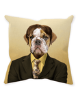 'Dwight Woofer' Personalized Pet Throw Pillow