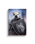 'The Warrior' Personalized Pet Canvas