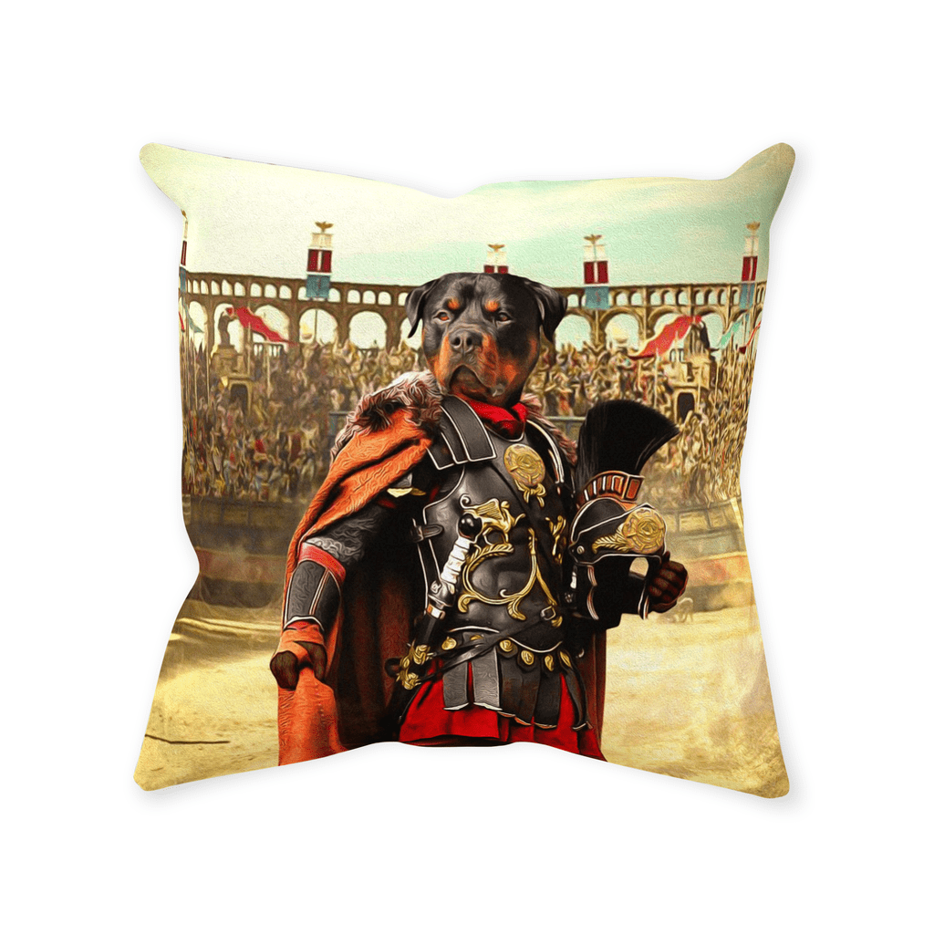 &#39;The Gladiator&#39; Personalized Pet Throw Pillow