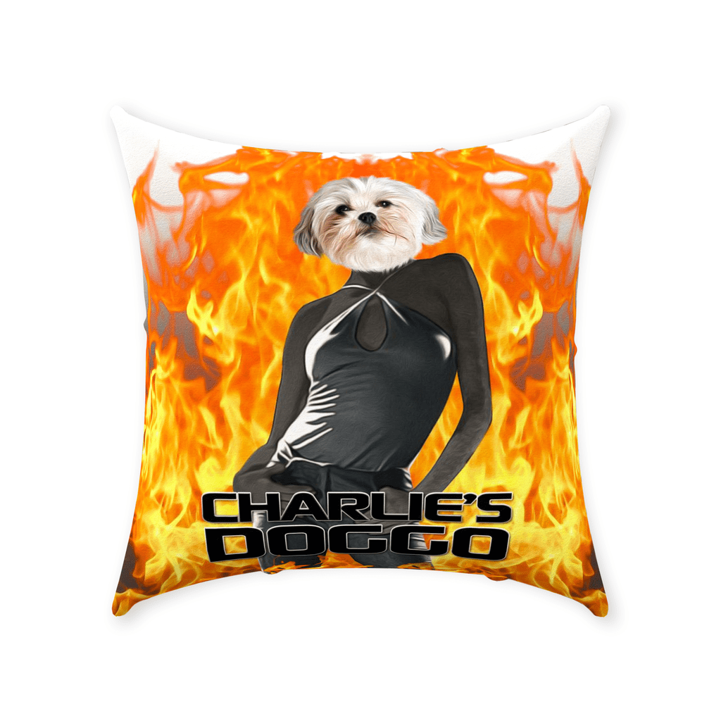 &#39;Charlie&#39;s Doggo&#39; Personalized Pet Throw Pillow