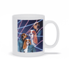 Load image into Gallery viewer, &#39;1980s Lazer Portrait&#39; Personalized 2 Pet Mug