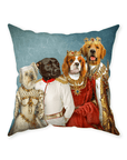'The Royal Family' Personalized 4 Pet Throw Pillow