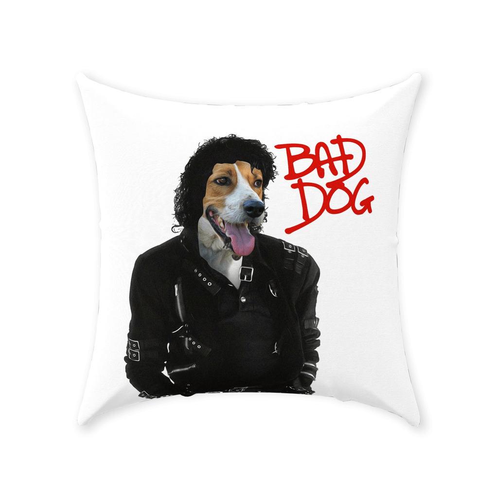 &#39;Michael Wooferson&#39; Personalized Pet Throw Pillow