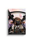 'The Pilot' Personalized Pet Canvas