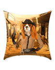 'The Cowgirl' Personalized Pet Throw Pillow