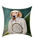 'The Tennis Player' Personalized Pet Throw Pillow