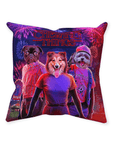 'Chewing Things' Personalized 3 Pet Throw Pillow
