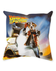 'Bark to the Future' Personalized Pet Throw Pillow