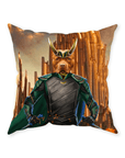 'Loki Doggo' Personalized Pet Throw Pillow