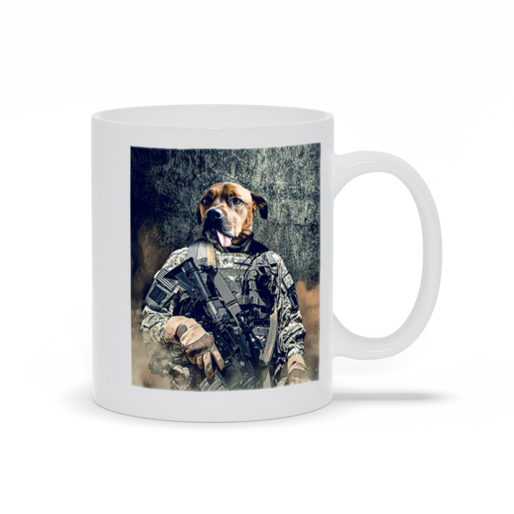 'The Army Veteran' Personalized Pet Mug