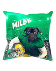 'Notre Dame Doggos' Personalized Pet Throw Pillow