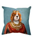 'The Queen' Personalized Pet Throw Pillow