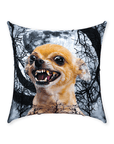 'The Fierce Wolf' Personalized Pet Throw Pillow