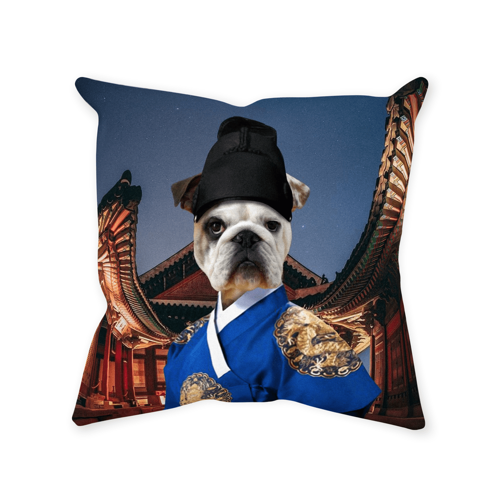 &#39;The Asian Emperor&#39; Personalized Pet Throw Pillow