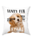 'Vanity Fur' Personalized Pet Throw Pillow