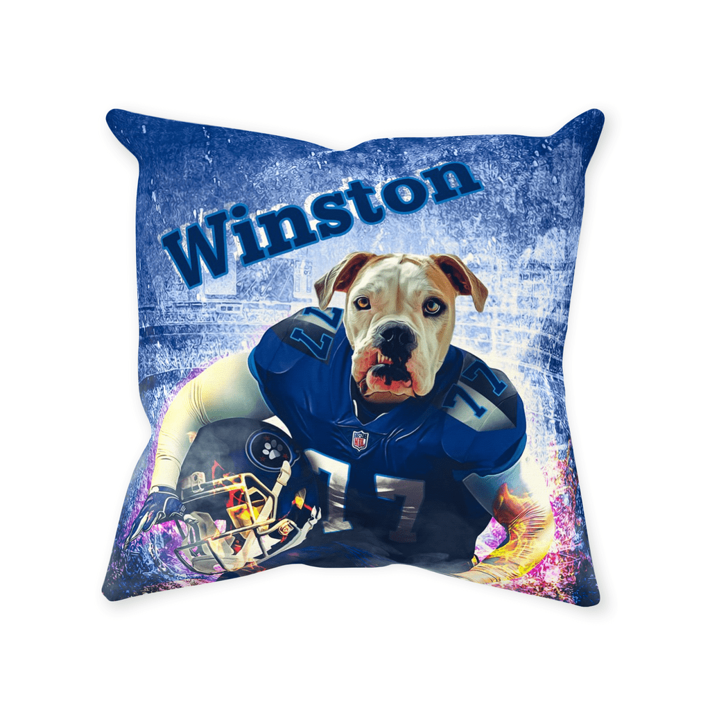 &#39;Tennesee Doggos&#39; Personalized Pet Throw Pillow