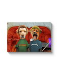 'Beavis and Buttsniffer' Personalized 2 Pet Canvas