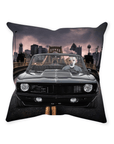 'The Classic Pawmaro' Personalized Pet Throw Pillow