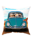 'The Beetle' Personalized 4 Pet Throw Pillow