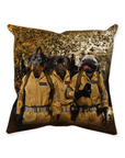 'Dog Busters' Personalized 3 Pet Throw Pillow