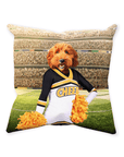 'The Cheerleader' Personalized Pet Throw Pillow