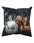 'Star Woofers 3' Personalized 3 Pet Throw Pillow