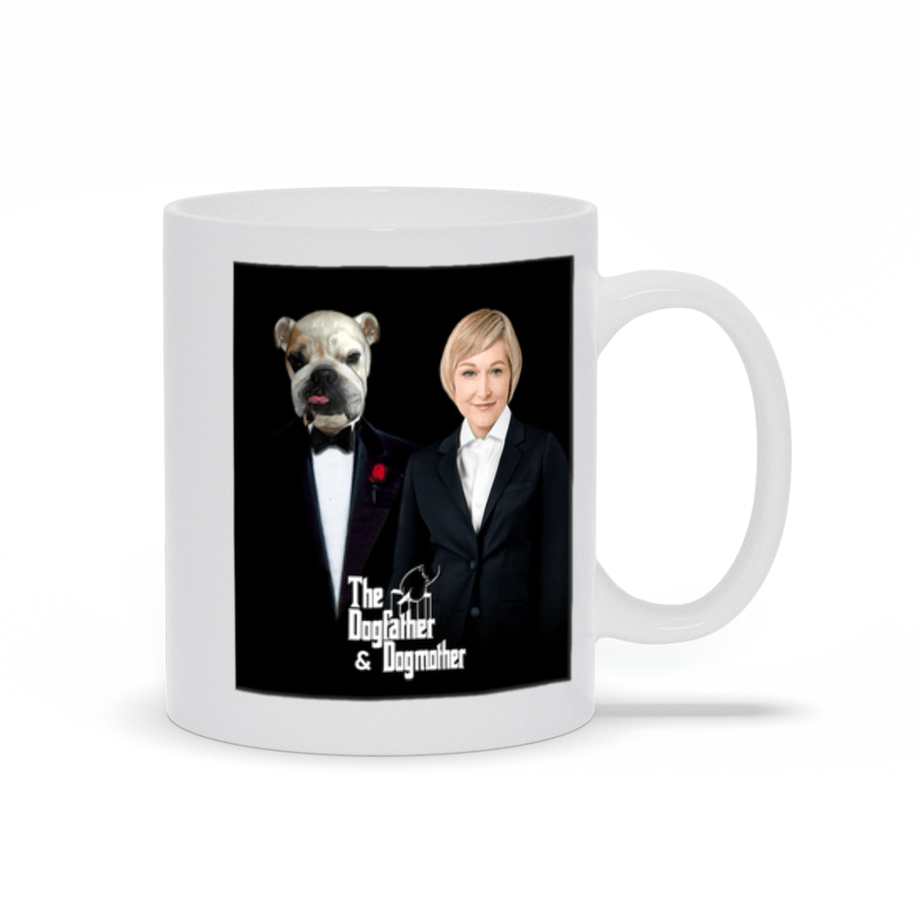 &#39;The Dogfather &amp; Dogmother&#39; Personalized Pet/Human Mug