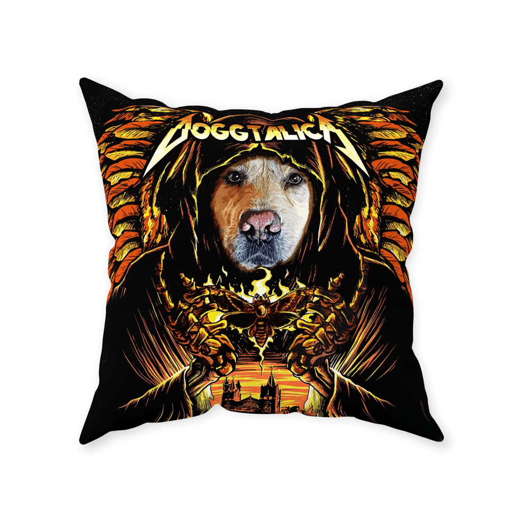&#39;Doggtalica&#39; Personalized Pet Throw Pillow