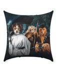 'Star Woofers 3' Personalized 3 Pet Throw Pillow