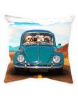 'The Beetle' Personalized 4 Pet Throw Pillow