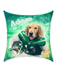 'New York Jet-Doggos' Personalized Pet Throw Pillow