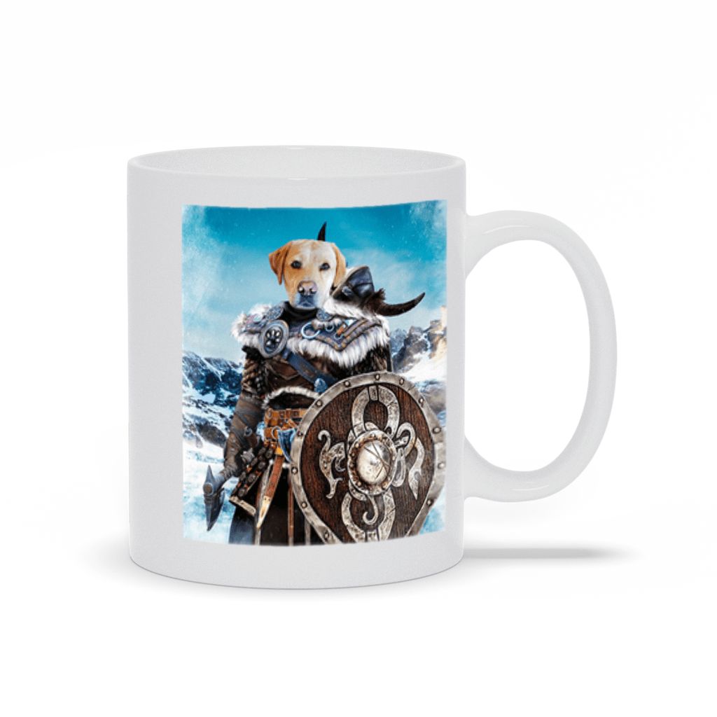 'Viking Warrior' Custom Pet Mug