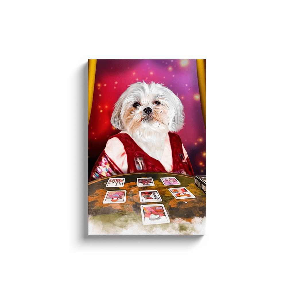 &#39;The Tarot Reader&#39; Personalized Pet Canvas