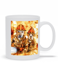 'The Firefighters' Personalized 2 Pet Mug