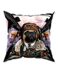 'The Pilot' Personalized Pet Throw Pillow
