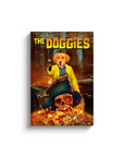 Lienzo personalizado para mascotas 'Los Doggies'