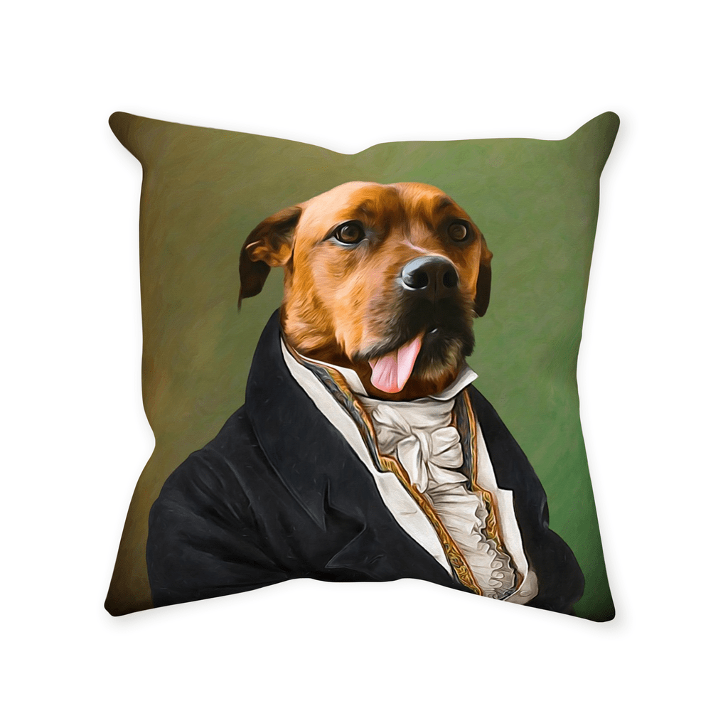 &#39;The Ambassador&#39; Personalized Pet Throw Pillow