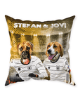 'Germany Doggos' Personalized 2 Pet Throw Pillow