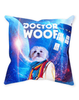 'Dr. Woof (Female)' Personalized Pet Throw Pillow